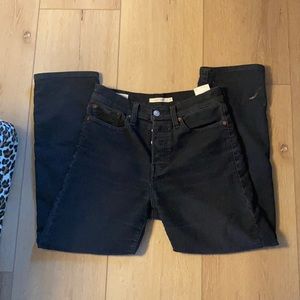 Black corduroy pants